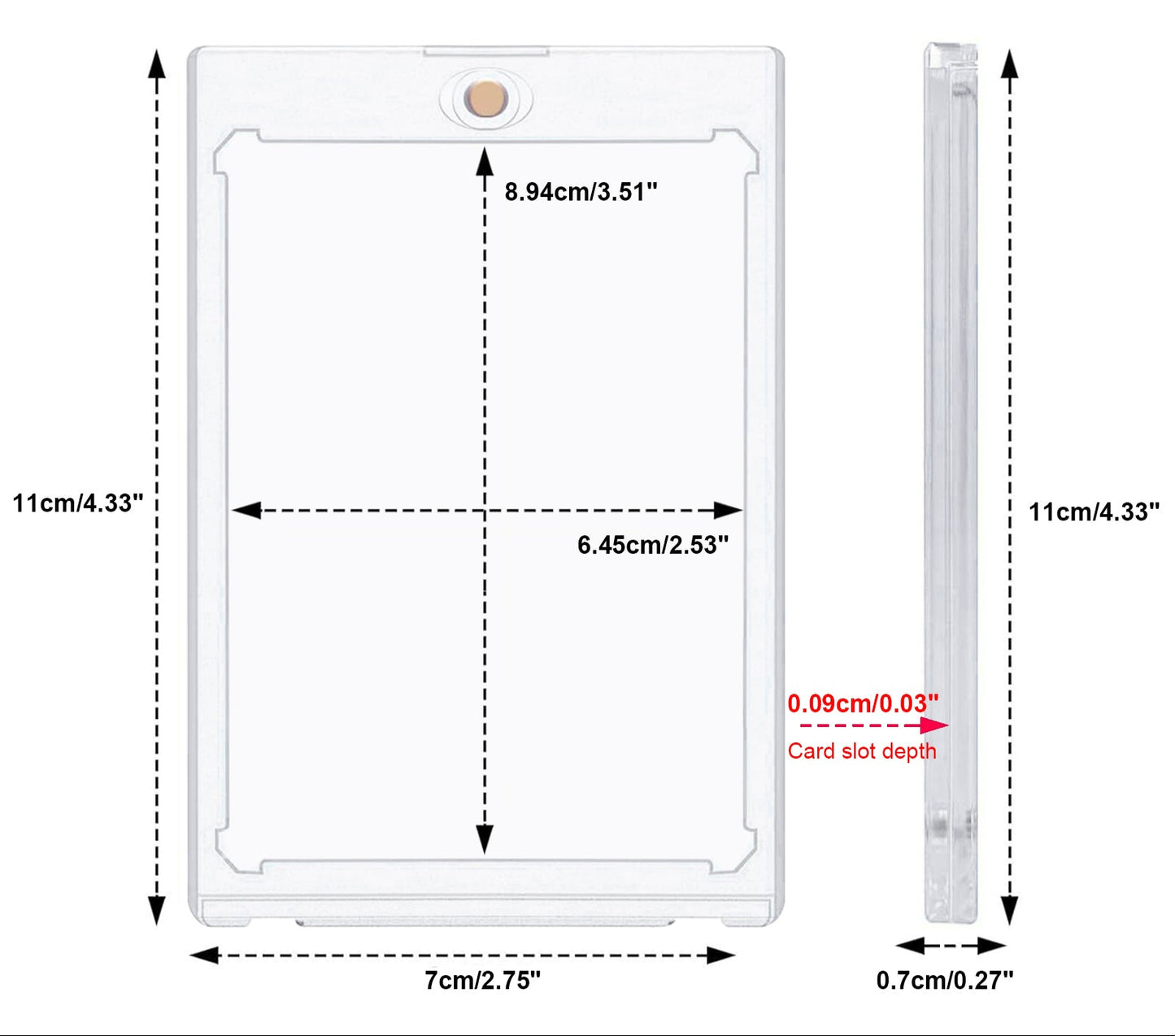 Acrylic Magnetic Card Display
