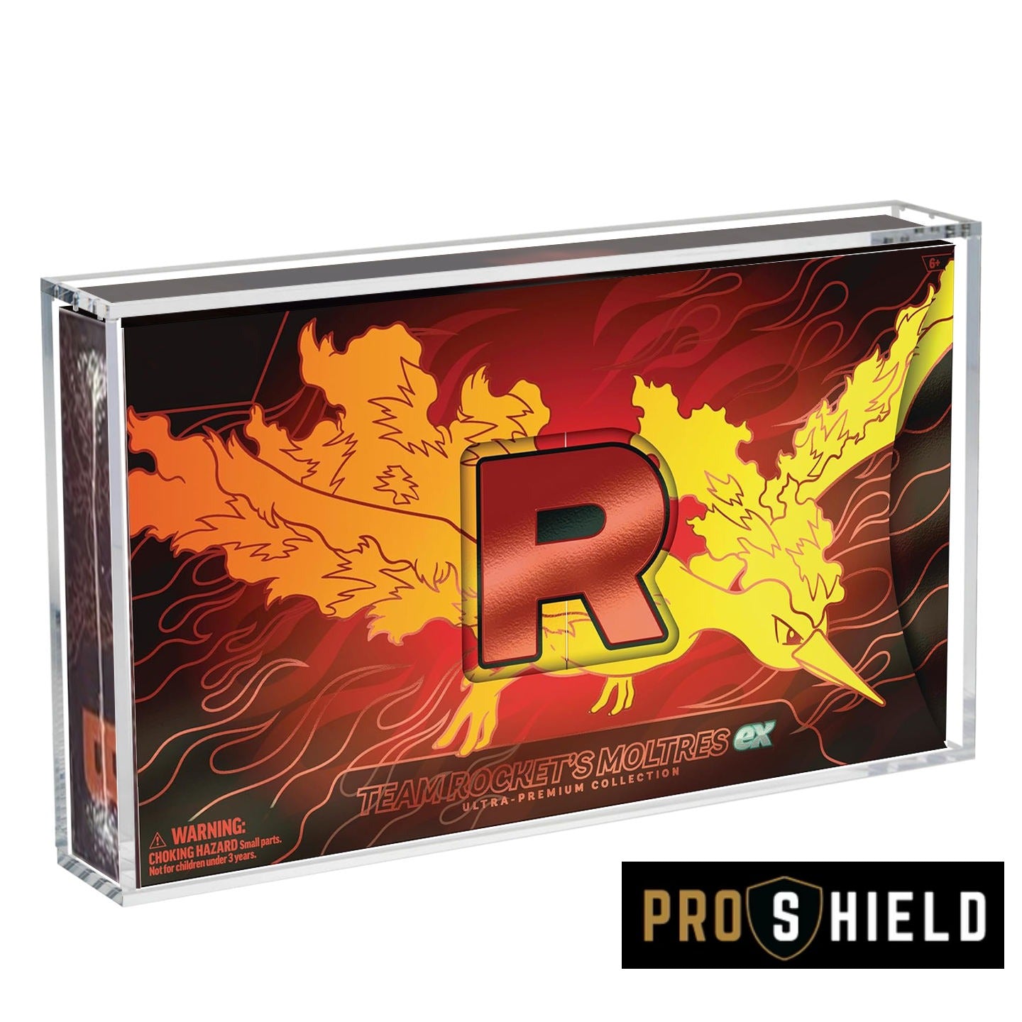 ProShield Team Rocket Moltres UPC Acrylic Display Case