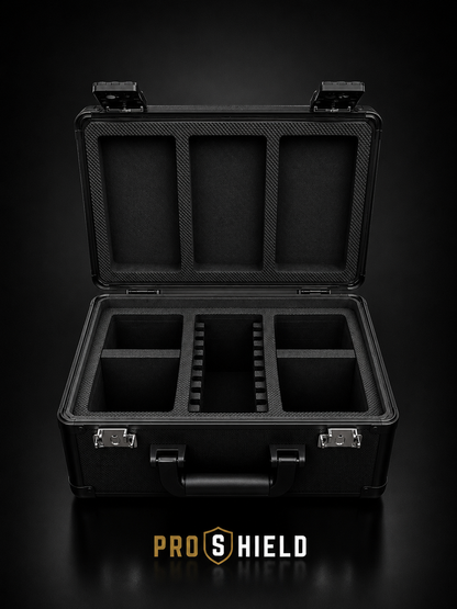 ProShield 3 Slot premium aluminium graded card storage case